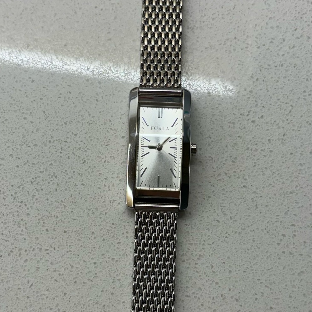 Furla watch silver tone